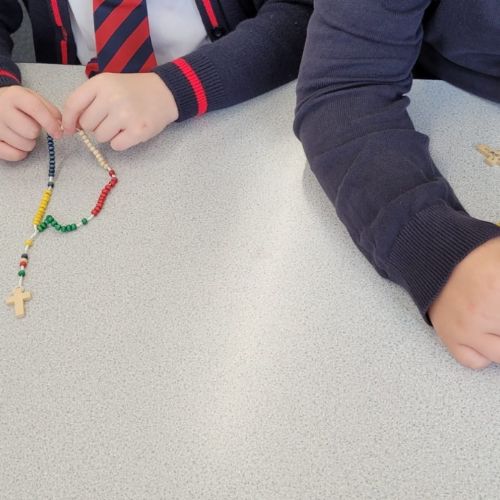St Mary's are celebrating the Month of the Rosary!